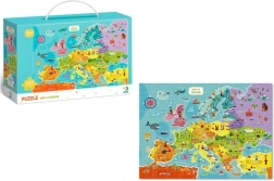 Puzzle mapa de Europa de 100 piezas
