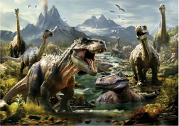 Educa Puzzle Dinosaurios Furiosos 1000 Piezas
