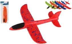 Avión planeador de espuma de 22 cm – deslizador de mano a color
