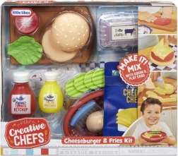 Juego creativo de cheeseburger y patatas fritas LITTLE TIKES Creative Chefs