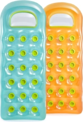 Colchoneta inflable con ventanilla para el agua