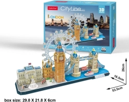 Rompecabezas 3D City Line Londres