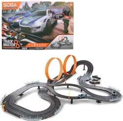 Pista de coches con looping para niños