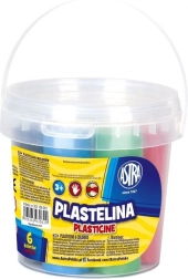 Plastilina ASTRA – set de 6 colores en cubo