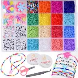 Set de cuentas para pulseras y joyas para niños – caja creativa DIY