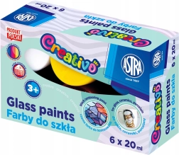 Pinturas para vidrio ASTRA CREATIVO 6×20 ml