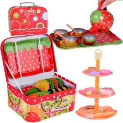 Set de té de frutas para niños en maletín, 36 piezas