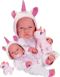 Muñeca bebé realista Antonio Juan 42 cm cuerpo de vinilo completo