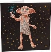 Tarjeta postal Crystal Art Dobby 18 × 18 cm