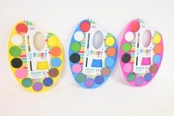 Acuarelas de 12 colores con pincel