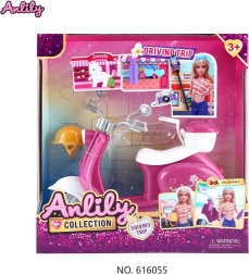 Scooter con accesorios para muñecas