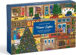 Calendario de adviento de puzzles: luces de invierno