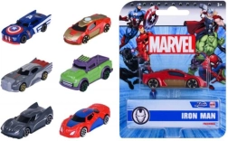 Coche metálico Marvel 1:64, 7 cm – 6 tipos