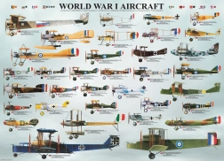 Rompecabezas Aviones de la Primera Guerra Mundial 1000 piezas EUROGRAPHICS