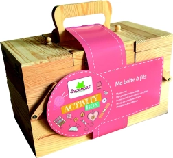 Caja de Actividades – tejido y costura para niños