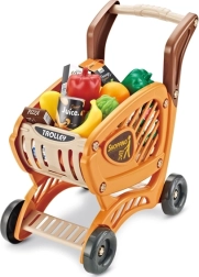 Carrito de compras infantil Woopie con elementos móviles y 42 accesorios