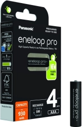 Baterías recargables ENELOOP PRO AAA 930 mAh – pack de 4 uds.