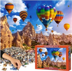 Puzle de 2000 piezas – globos de colores sobre Capadocia