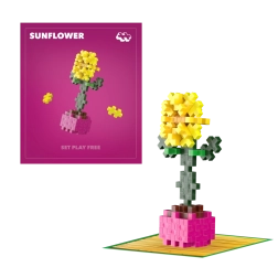 Plus-Plus flores girasol juego de construcción