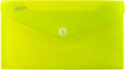 Carpeta tipo sobre con broche DL Opaline verde lima (paquete de 5 uds)