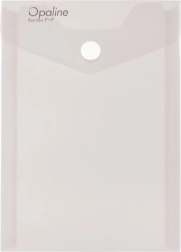 Sobre con broche A6 vertical Opaline transparente