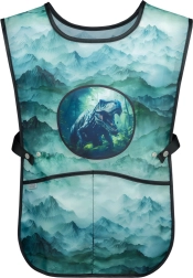 Delantal infantil lavable BAAGL Dino con bolsillos