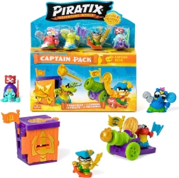PIRATIX Adventure World Golden Treasure set de capitán – 4 figuras y accesorios