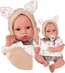 Muñeca bebé realista con cuerpo blando - 42 cm