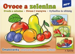 Libro para colorear frutas y verduras MFP A5