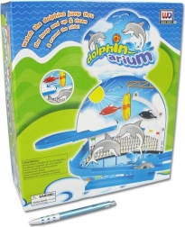 Juego con delfines a pilas