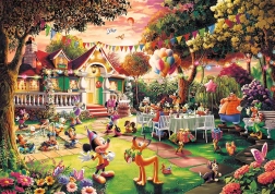Puzzle Trefl Fiesta de cumpleaños de Mickey Mouse 1000 piezas Premium Plus