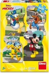 Puzzle Disney Mickey en la ciudad 4×54 piezas