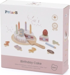 Tarta de cumpleaños de madera PolarB
