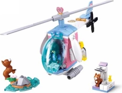 Sluban Metropolis helicóptero de rescate para mascotas