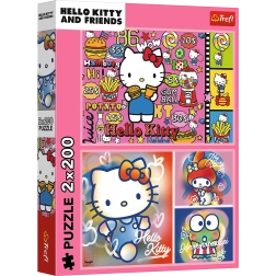 Puzle 2x200 Hello Kitty y amigos