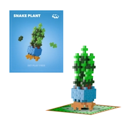 Plus-Plus flor Snake Plant