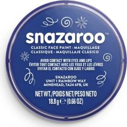 Snazaroo pintura facial azul real 18 ml