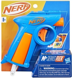 Lanzador compacto Nerf N Series Flex para dardos de espuma