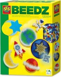 Set creativo de cuentas termofusibles – espacio que brilla en la oscuridad