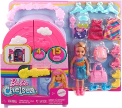 Barbie Chelsea armario – muñeca y 15 accesorios