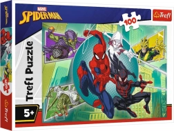 Puzzle de 100 piezas Spiderman máscara de araña Trefl