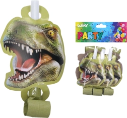 Matasuegras de fiesta DINO – 6 uds