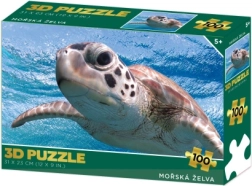 Puzzle 3D tortuga marina