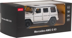 Modelo metálico Mercedes-AMG G 63 con sonido, blanco, RASTAR