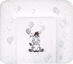Cambiador blando New Baby Zebra blanco 85 × 70