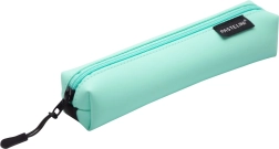 Estuche para lápices PASTELINI estrecho con banda elástica verde