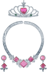 Set de princesa con collar – rosa