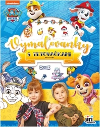 Libro para colorear Patrulla Canina con tatuajes infantiles - 1 pieza