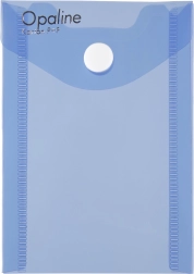 Carpeta sobre con broche A7 vertical Opaline azul
