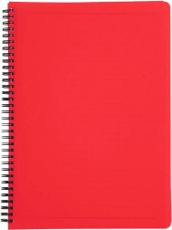 Bloc de anillas A5 Classic rojo